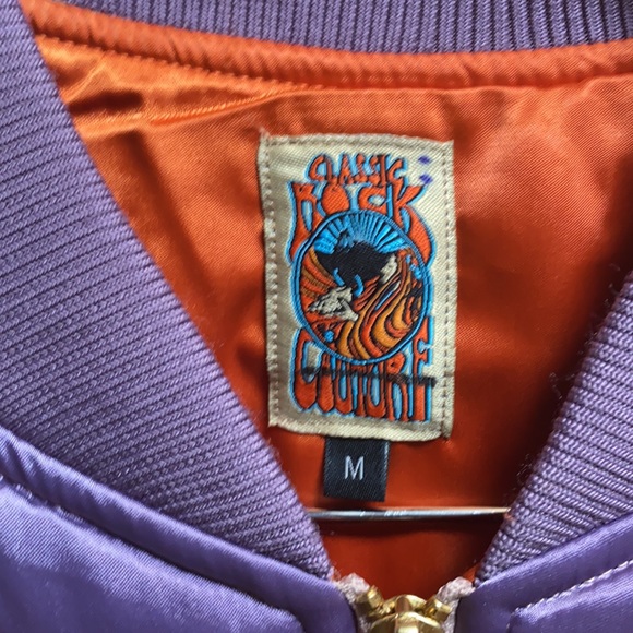 Classic Rock Couture Rising Sun Bomber Jacket Dusted Pink size M - Picture 11 of 17